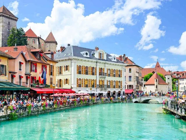 Panoramic view of Annecy